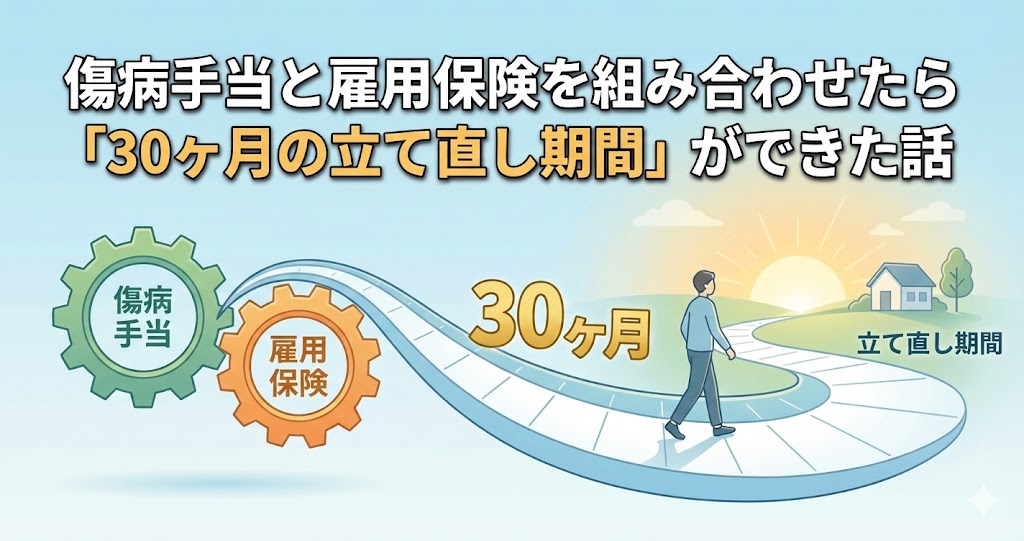 傷病手当と雇用保険を組み合わせたら「30ヶ月の立て直し期間」ができた話